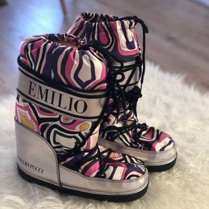 EMILIO PUCCI Moon Boots Size 8!